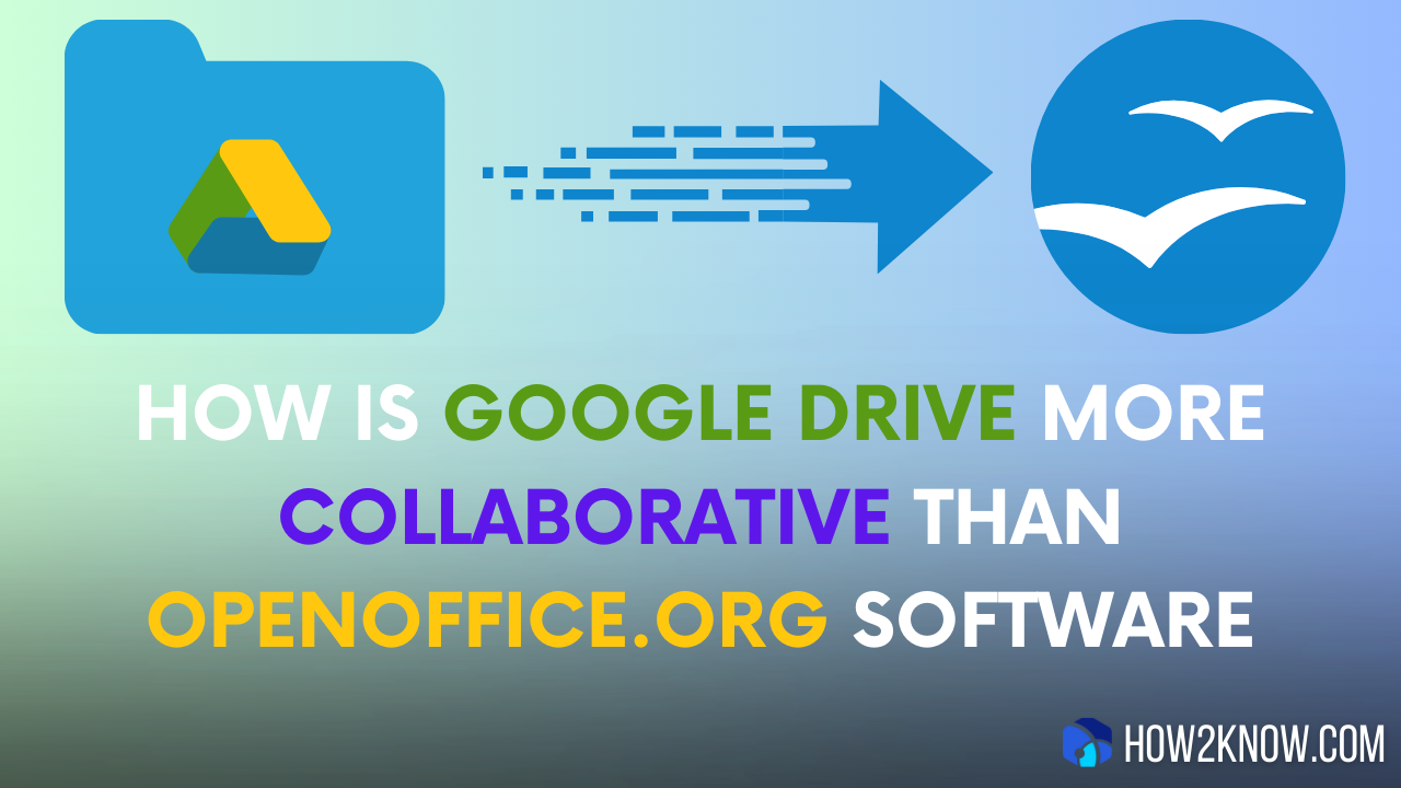 How is Google Drive More Collaborative Than OpenOffice.org Software